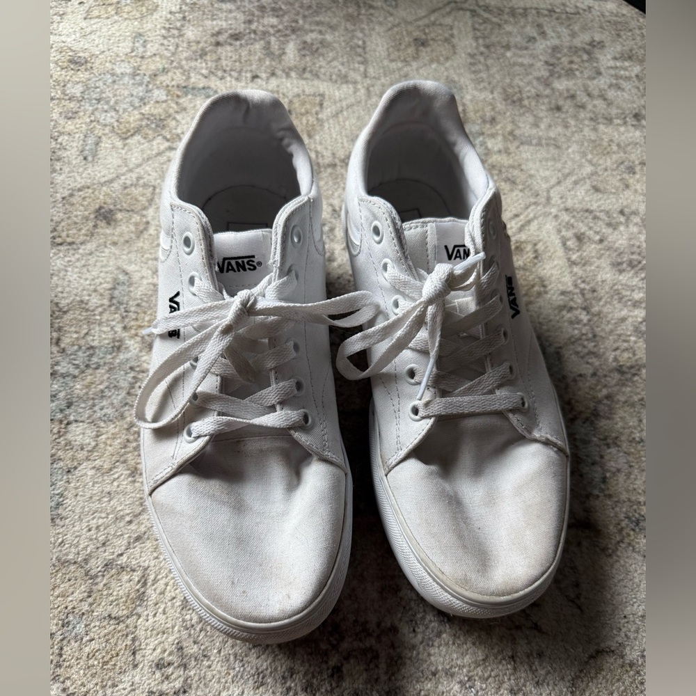 Vans Platform White Sneakers